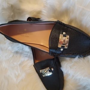 Kate Spade Loafer Flats with Gold Detail. Super Cute, Womens Sz 10. Brand New